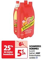 Promoties Schweppes agrumes - Schweppes - Geldig van 30/04/2024 tot 06/05/2024 bij Auchan