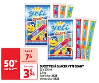Sucettes à glacer yeti geant-Yeti