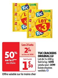 Tuc crackers original lu-Lu