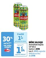Promoties Bière jalisqo - Jalisqo - Geldig van 30/04/2024 tot 06/05/2024 bij Auchan