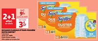 Promoties Recharges plumeaux attrape-poussière duster swiffer - Swiffer - Geldig van 30/04/2024 tot 06/05/2024 bij Auchan