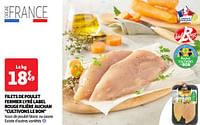 Filets de poulet fermier lyré label rouge filière auchan-Huismerk - Auchan