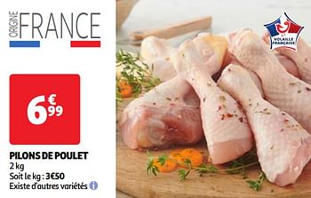 Promotions Pilons de poulet - Produit Maison - Auchan Ronq - Valide de 30/04/2024 à 06/05/2024 chez Auchan Ronq