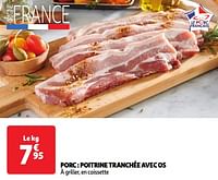 Porc : poitrine tranchée avec os-Huismerk - Auchan