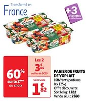 Promoties Panier de fruits de yoplait - Yoplait - Geldig van 30/04/2024 tot 06/05/2024 bij Auchan