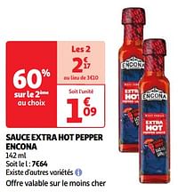 Sauce extra hot pepper encona-Encona