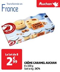 Crème caramel auchan-Huismerk - Auchan