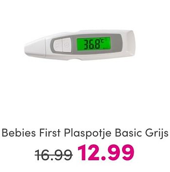Promoties Bebies first plaspotje basic grijs - bebiesfirst - Geldig van 30/04/2024 tot 06/05/2024 bij Baby & Tiener Megastore