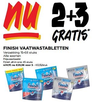 Promotions Finish all in one - Finish - Valide de 01/05/2024 à 07/05/2024 chez Jumbo