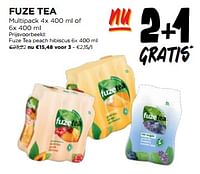 Promoties Fuze tea peach hibiscus - FuzeTea - Geldig van 01/05/2024 tot 07/05/2024 bij Jumbo