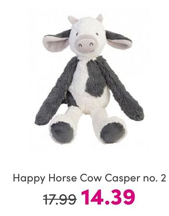 Promoties Happy horse cow casper no. 2 - Happy Horse - Geldig van 30/04/2024 tot 06/05/2024 bij Baby & Tiener Megastore