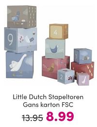 Little dutch stapeltoren gans karton fsc-Little Dutch