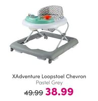 Promoties Xadventure loopstoel chevron pastel grey - Xadventure - Geldig van 30/04/2024 tot 06/05/2024 bij Baby & Tiener Megastore