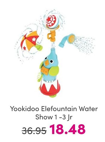 Promoties Yookidoo elefountain water show - Yookidoo - Geldig van 30/04/2024 tot 06/05/2024 bij Baby & Tiener Megastore