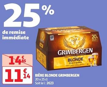 Promoties Bière blonde grimbergen - Grimbergen - Geldig van 30/04/2024 tot 06/05/2024 bij Auchan