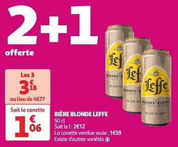 Promoties Bière blonde leffe - Leffe - Geldig van 30/04/2024 tot 06/05/2024 bij Auchan