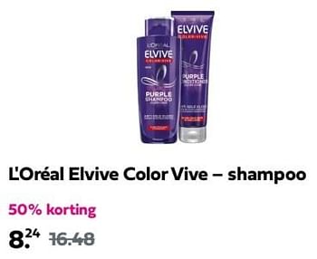 Promotions L`oréal elvive color vive - shampoo - L'Oreal Paris - Valide de 02/05/2024 à 05/05/2024 chez Plein