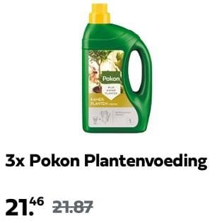 Promotions Pokon plantenvoeding - Pokon - Valide de 02/05/2024 à 05/05/2024 chez Plein