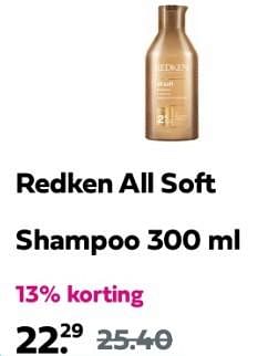 Promotions Redken all soft shampoo - Redken - Valide de 02/05/2024 à 05/05/2024 chez Plein