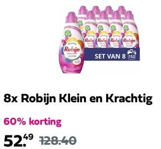 Promoties Robijn klein en krachtig - Robijn - Geldig van 02/05/2024 tot 05/05/2024 bij Plein