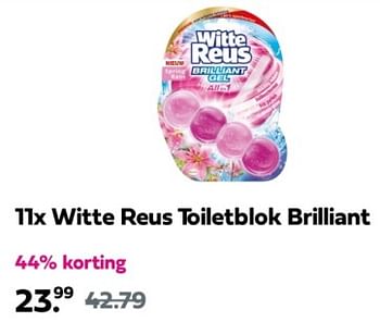 Promotions Witte reus toiletblok brilliant - Witte reus - Valide de 02/05/2024 à 05/05/2024 chez Plein