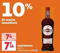 Promoties Martini rosso - Martini - Geldig van 30/04/2024 tot 06/05/2024 bij Auchan