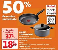 Promoties Start cooking poêle - Tefal - Geldig van 30/04/2024 tot 06/05/2024 bij Auchan