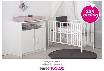 Promoties Babykamer tess - Huismerk - Baby & Tiener Megastore - Geldig van 30/04/2024 tot 06/05/2024 bij Baby & Tiener Megastore