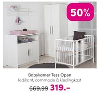 Babykamer tess open-Huismerk - Baby & Tiener Megastore