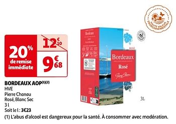 Promoties Bordeaux aop - Witte wijnen - Geldig van 30/04/2024 tot 13/05/2024 bij Auchan