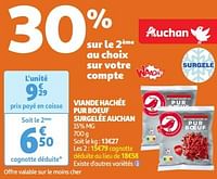 Viande hachée pur boeuf surgelée auchan-Huismerk - Auchan