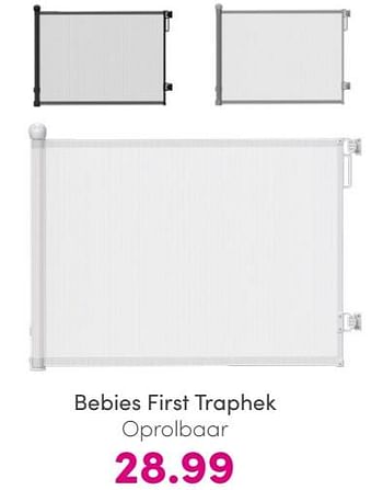 Promoties Bebies first traphek oprolbaar - bebiesfirst - Geldig van 30/04/2024 tot 06/05/2024 bij Baby & Tiener Megastore