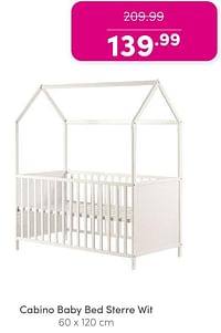 Cabino baby bed sterre wit-Cabino