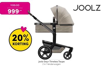 Promoties Joolz day+ timeless taupe 2 in 1 kinderwagen - Joolz - Geldig van 30/04/2024 tot 06/05/2024 bij Baby & Tiener Megastore