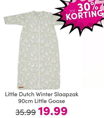 Promoties Little dutch winter slaapzak little goose - Little Dutch - Geldig van 30/04/2024 tot 06/05/2024 bij Baby & Tiener Megastore