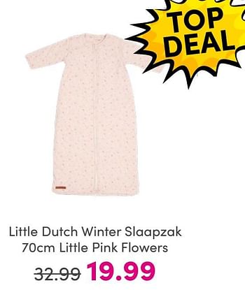 Promoties Little dutch winter slaapzak little pink flowers - Little Dutch - Geldig van 30/04/2024 tot 06/05/2024 bij Baby & Tiener Megastore
