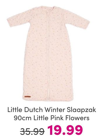 Promotions Little dutch winter slaapzak little pink flowers - Little Dutch - Valide de 30/04/2024 à 06/05/2024 chez Baby & Tiener Megastore