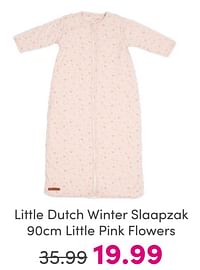 Little dutch winter slaapzak little pink flowers-Little Dutch