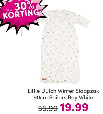 Promoties Little dutch winter slaapzak sailors bay white - Little Dutch - Geldig van 30/04/2024 tot 06/05/2024 bij Baby & Tiener Megastore