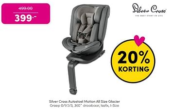 Promoties Silver cross autostoel motion all size glacier - Silver Cross - Geldig van 30/04/2024 tot 06/05/2024 bij Baby & Tiener Megastore