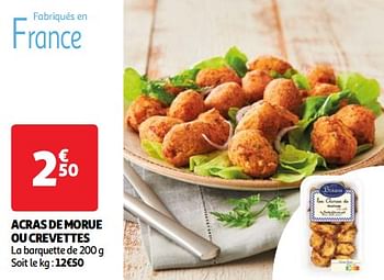 Promoties Acras de morue ou crevettes - Briau - Geldig van 30/04/2024 tot 06/05/2024 bij Auchan