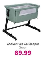 Promoties Xadventure co sleeper groen - Xadventure - Geldig van 30/04/2024 tot 06/05/2024 bij Baby & Tiener Megastore