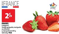 Promotions Fraises - Produit Maison - Auchan Ronq - Valide de 30/04/2024 à 06/05/2024 chez Auchan Ronq