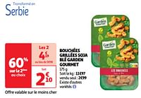 Promotions Bouchées grillées soja blé garden gourmet - Garden Gourmet - Valide de 30/04/2024 à 06/05/2024 chez Auchan Ronq