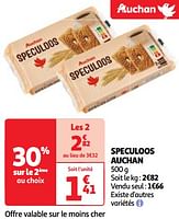 Promotions Speculoos auchan - Produit Maison - Auchan Ronq - Valide de 30/04/2024 à 06/05/2024 chez Auchan Ronq