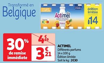 Promoties Actimel - Danone - Geldig van 30/04/2024 tot 06/05/2024 bij Auchan