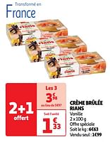 Promotions Crème brûlée rians - Rians - Valide de 30/04/2024 à 05/05/2024 chez Auchan Ronq