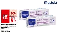 Promotions Mustela crème pour le change 123 ir - Mustela - Valide de 30/04/2024 à 20/05/2024 chez Auchan Ronq
