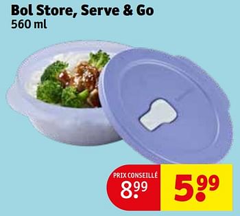 Promoties Bol store, serve + go - Tupperware - Geldig van 30/04/2024 tot 12/05/2024 bij Kruidvat
