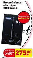 Promotions Brosse à dents électrique io10 oral-b - Oral-B - Valide de 30/04/2024 à 12/05/2024 chez Kruidvat